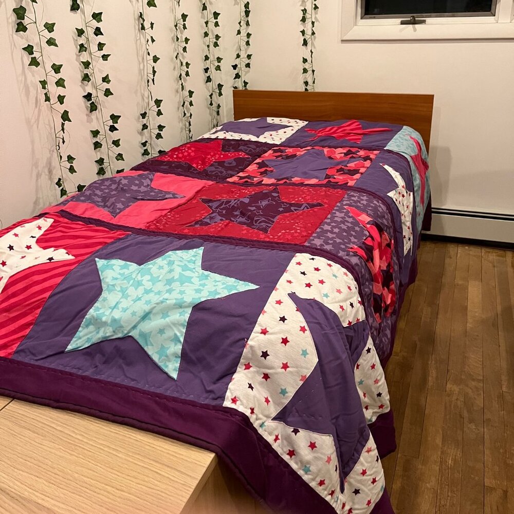 Twin blanket and pillow sham set